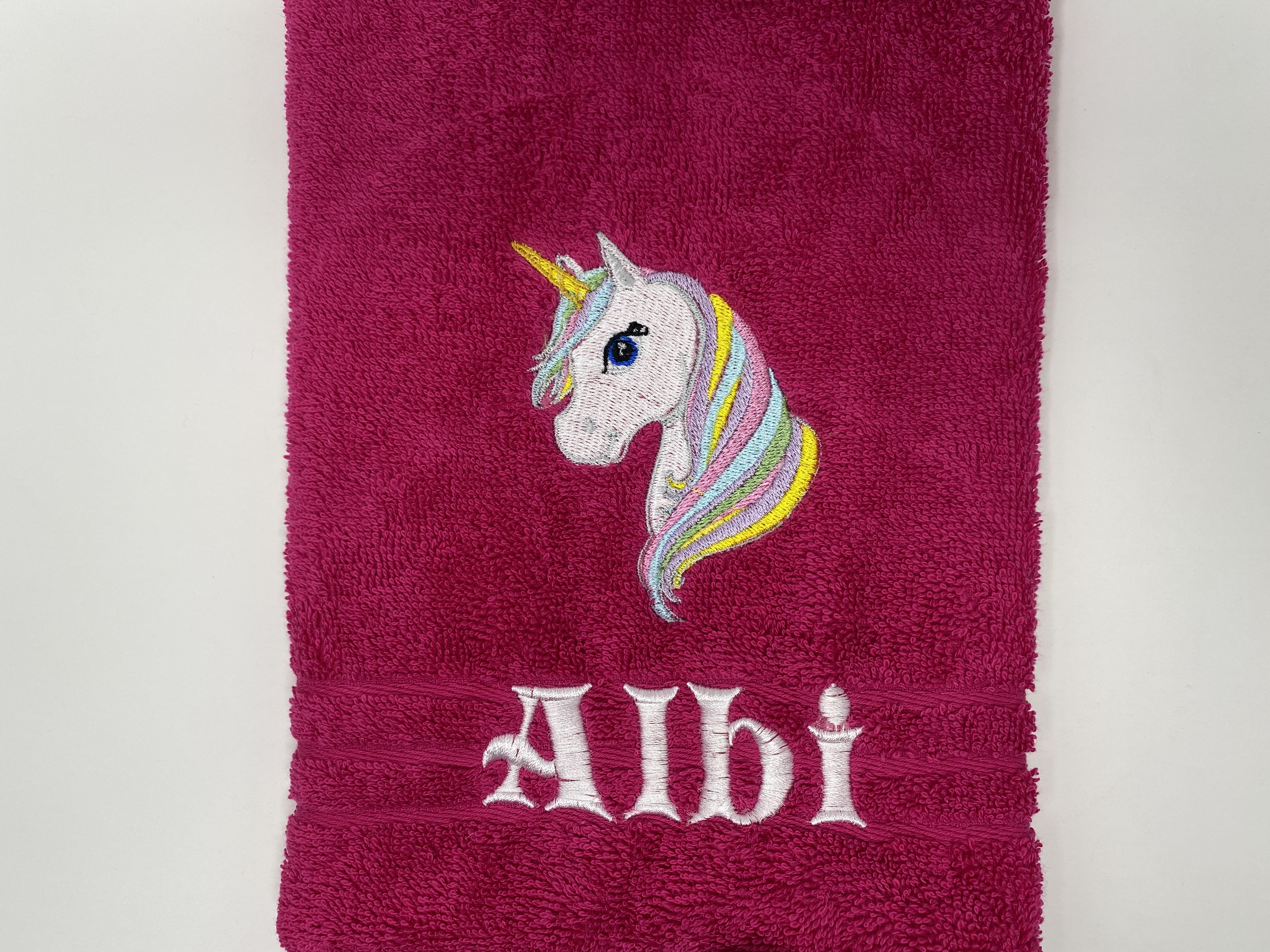 Einhorn 09 Pegasus Handtuch Duschtuch Stickerei & Personalisierung Super Qualität 