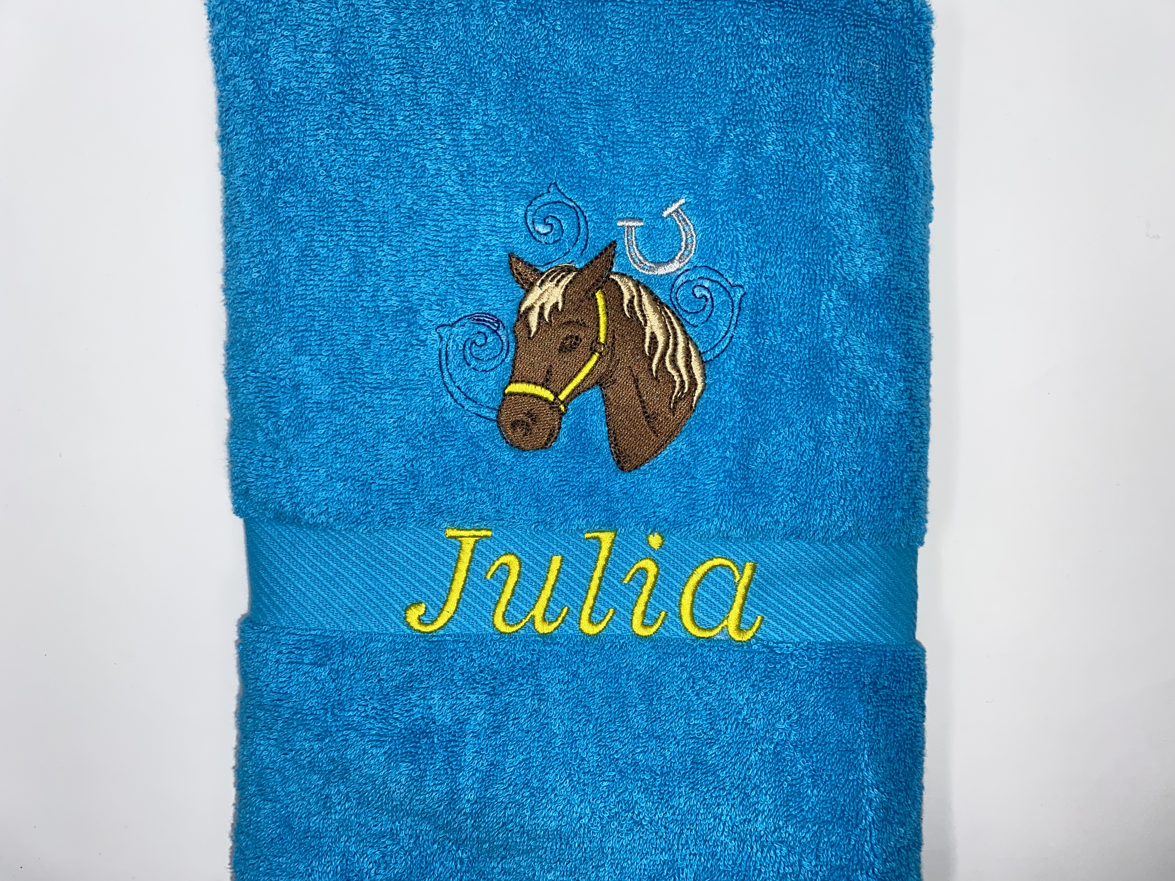 Pferd 08 Pferde Handtuch Duschtuch Stickerei & Personalisierung Super Qualität 