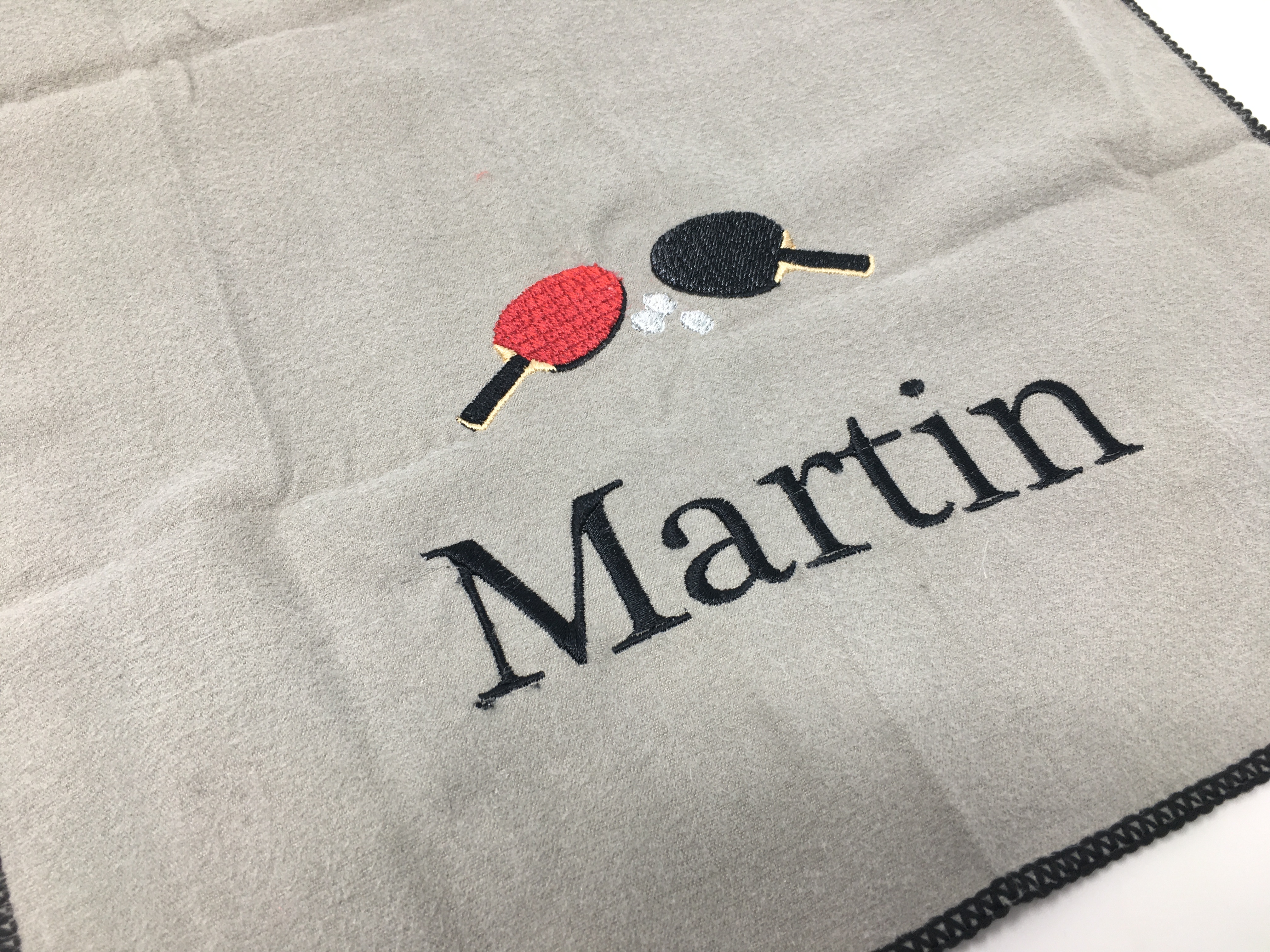 Sporttuch Microfaser Tischtennis Sport Handtuch Duschtuch bestickt & personalisierbar Super Qualität