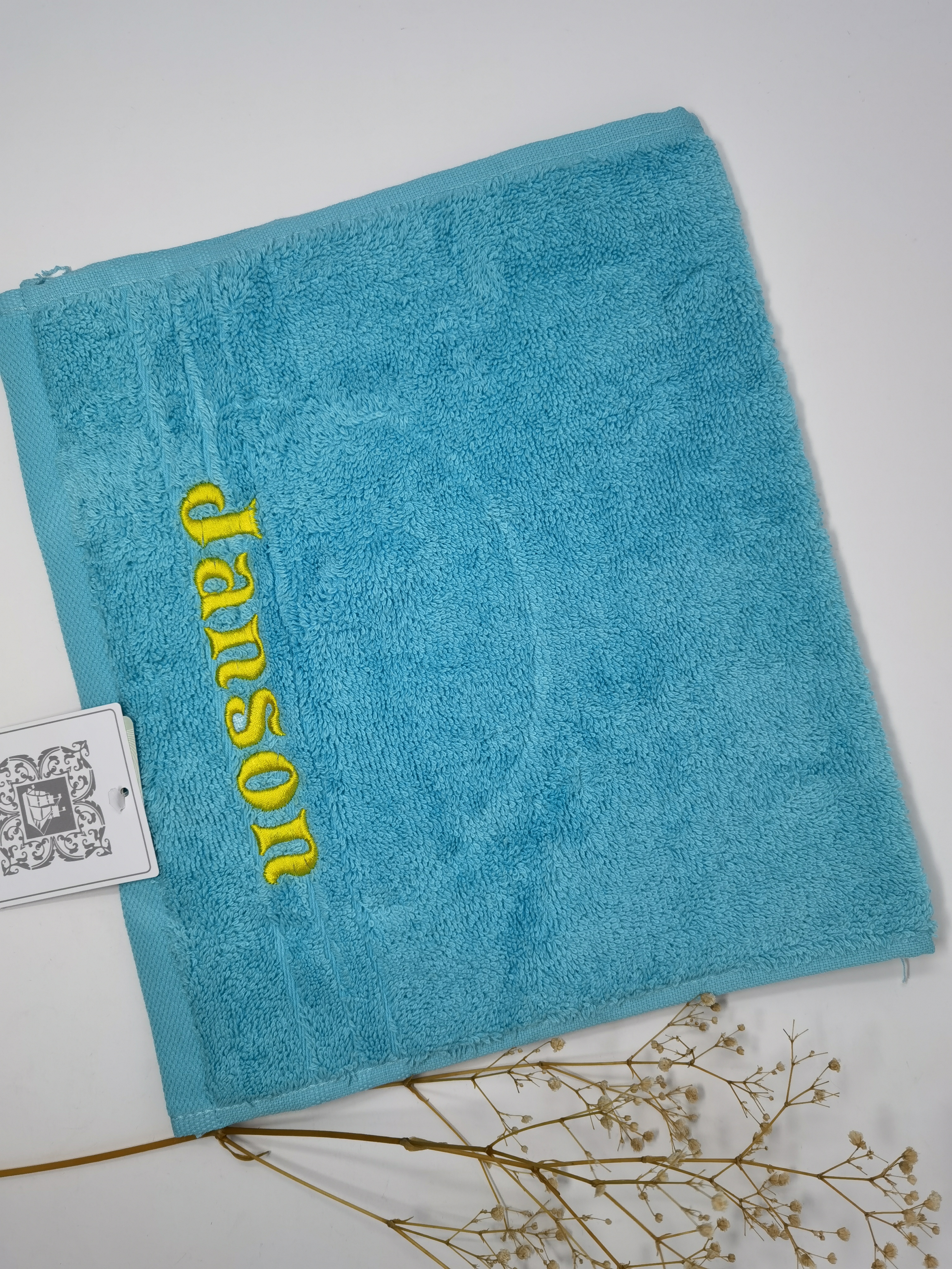 Handtuch Duschtuch mit Namen bestickt & personalisiert Super Qualität 