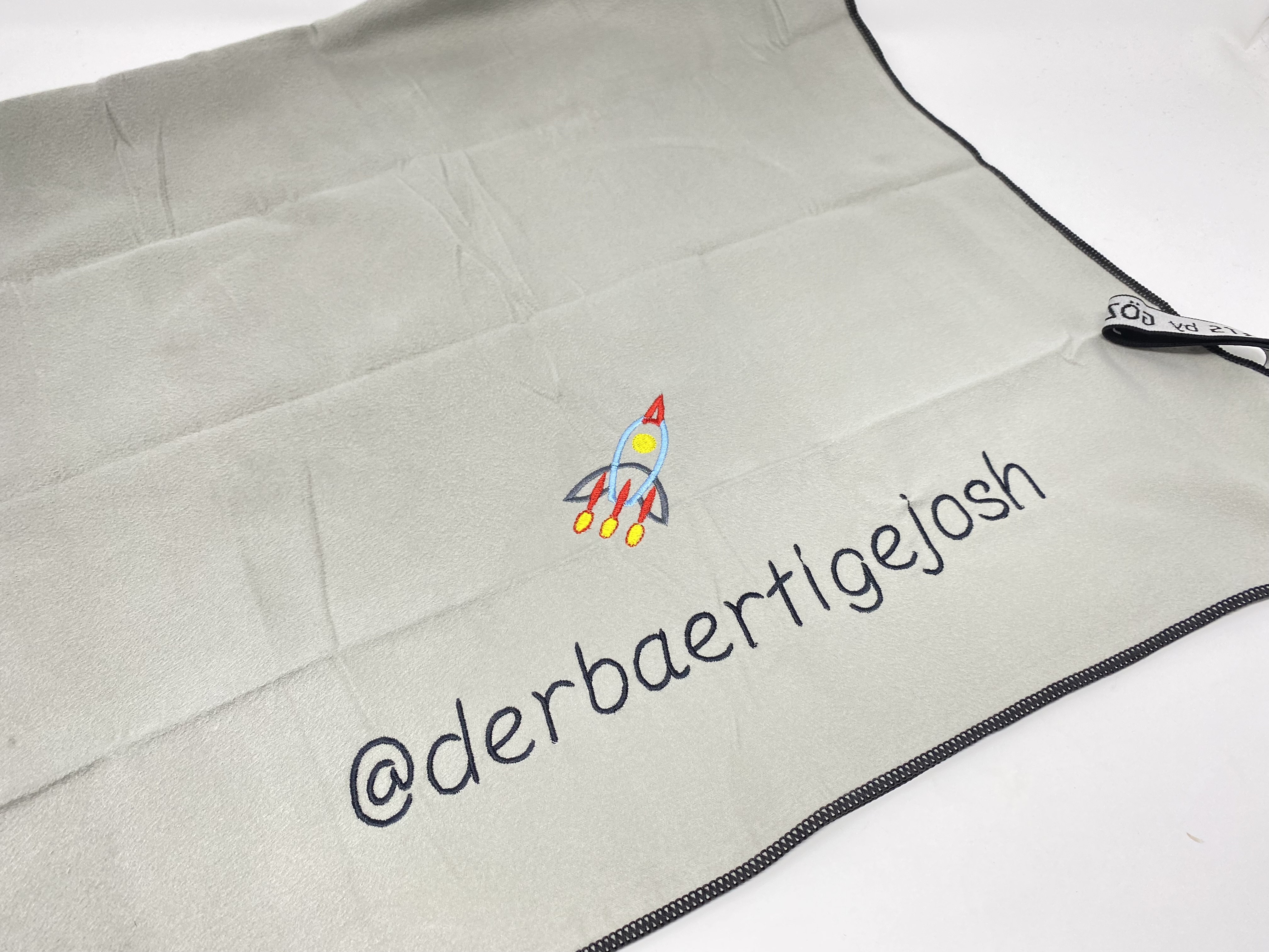 Sporttuch Microfaser Weltraumrakete Space Shuttle Sport Handtuch Duschtuch bestickt & personalisierbar Super Qualität