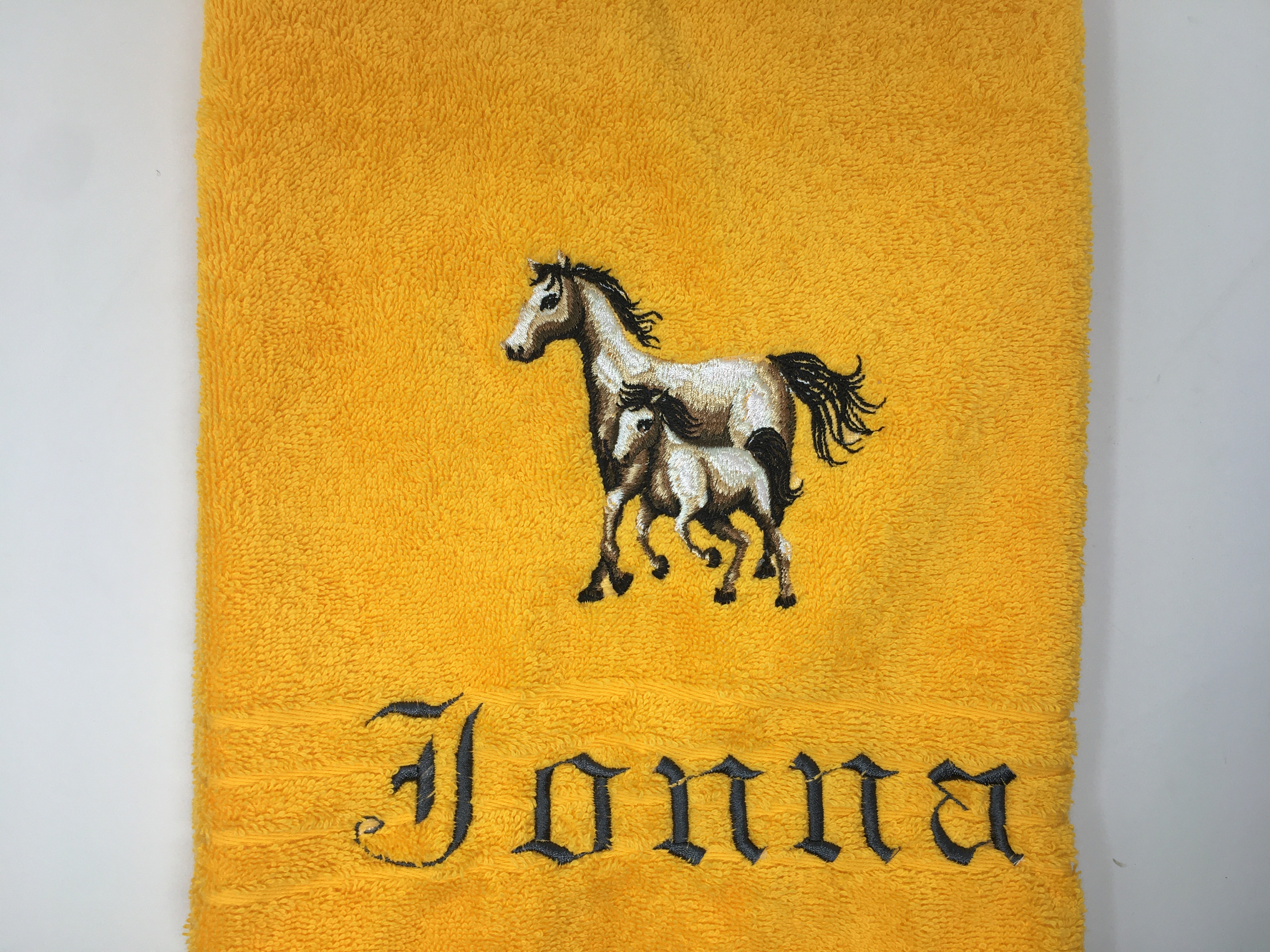 Pferd 14 Pferde Handtuch Duschtuch Stickerei & Personalisierung Super Qualität 