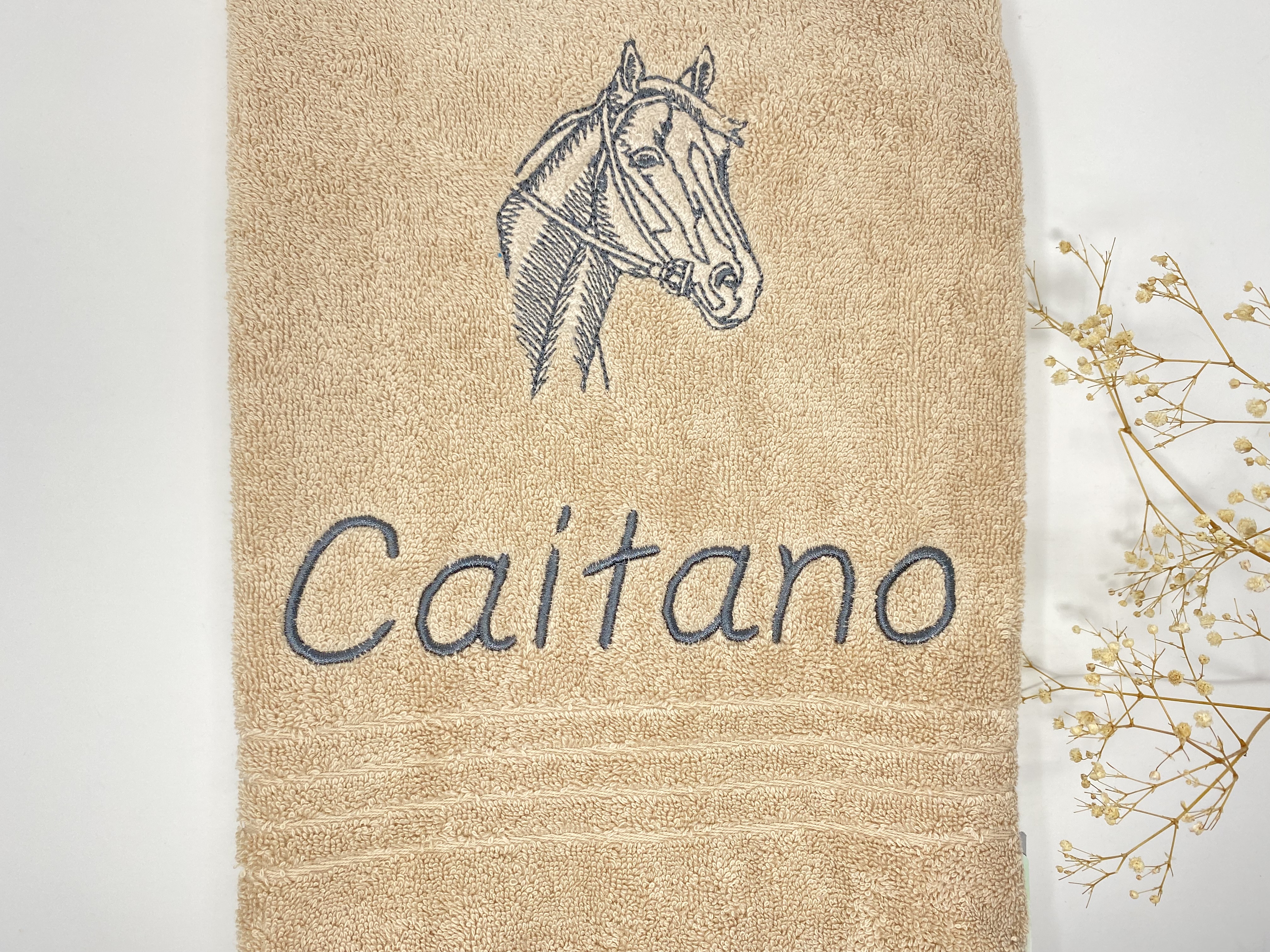 Pferd 09 Pferde Handtuch Duschtuch Stickerei & Personalisierung Super Qualität 