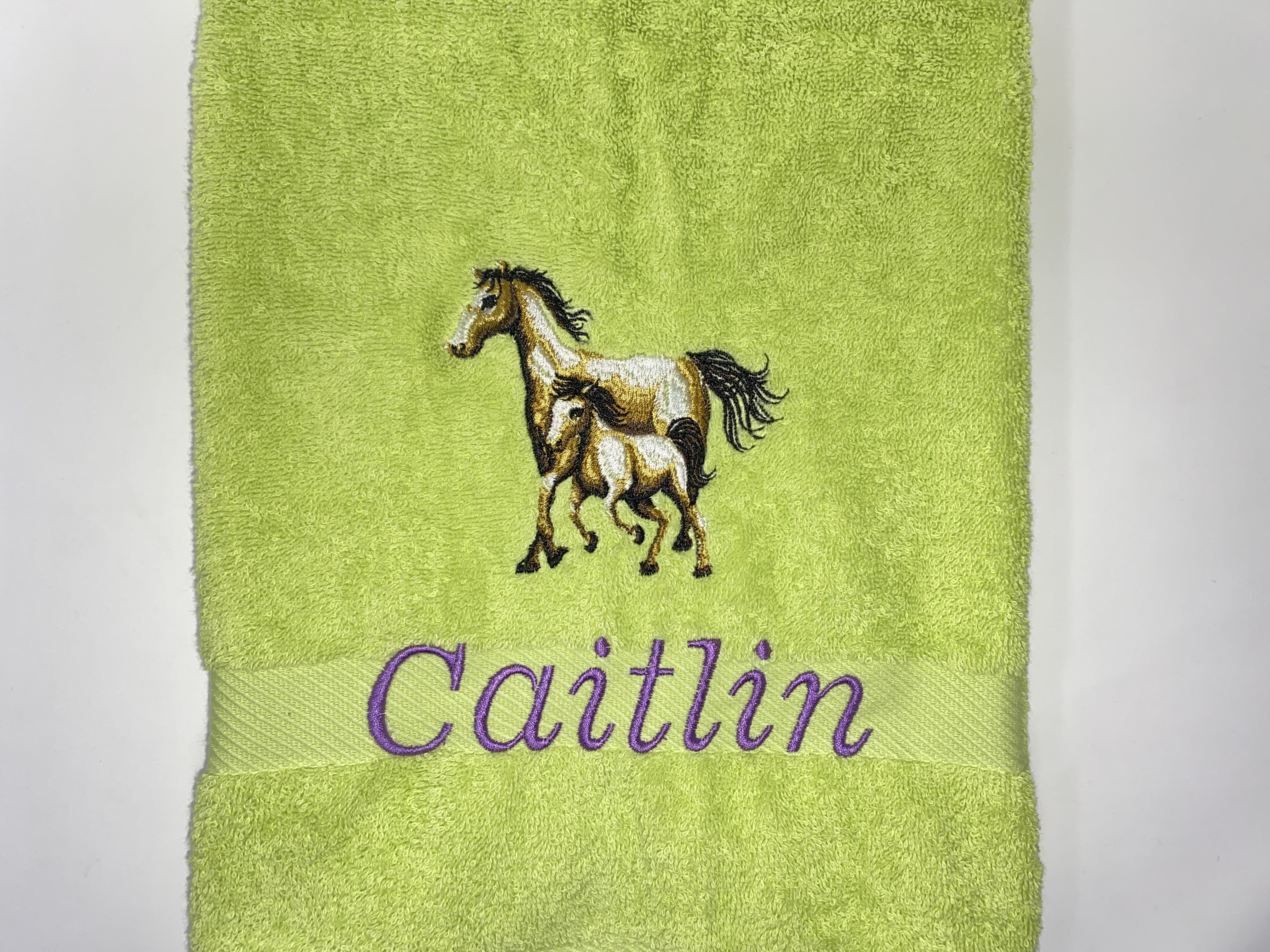Pferd 14 Pferde Handtuch Duschtuch Stickerei & Personalisierung Super Qualität 