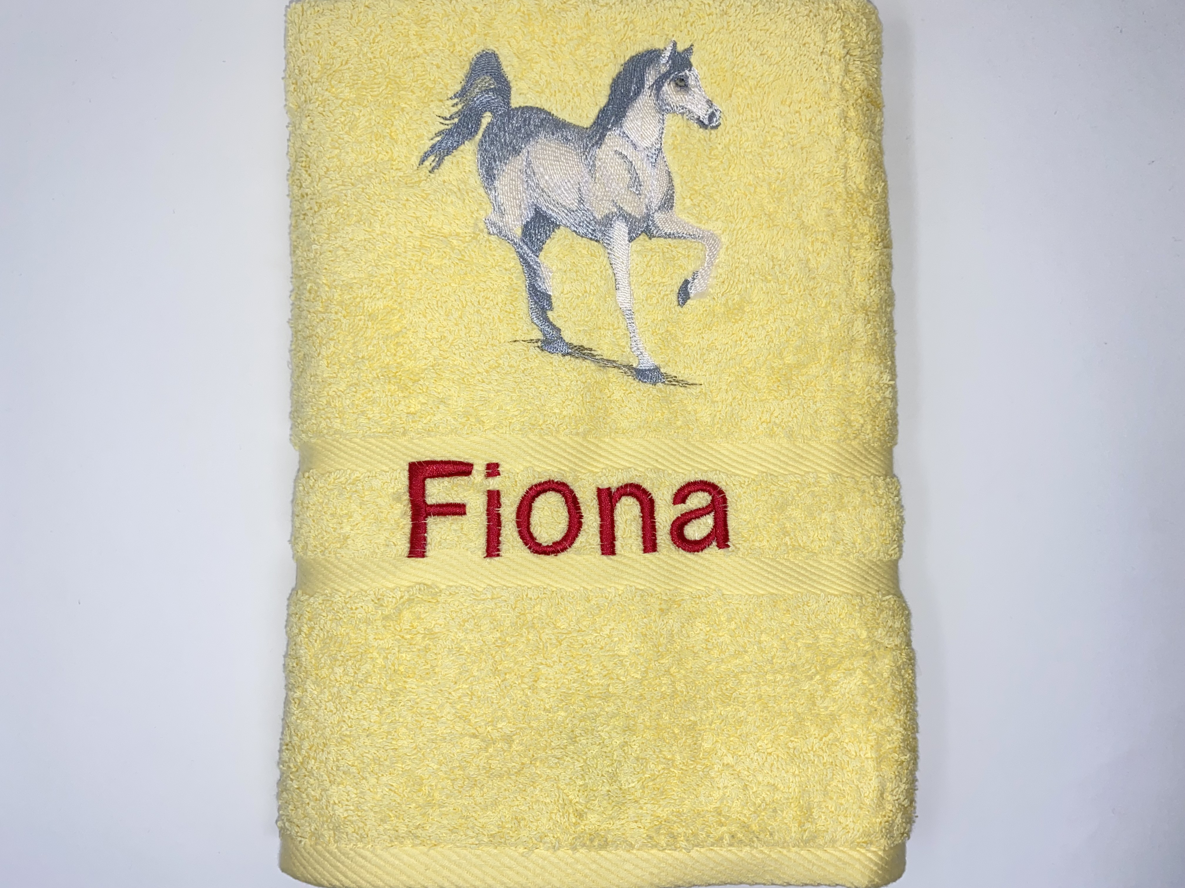 Pferd 02 Pferde Handtuch Duschtuch Stickerei & Personalisierung Super Qualität  